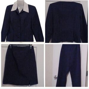 💙🏍Striped skirt/pants set